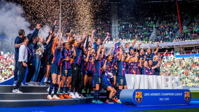 Μπαρτσελόνα: Ασταμάτητοι οι πανηγυρισμοί από τις Πρωταθλήτριες Ευρώπης (video)