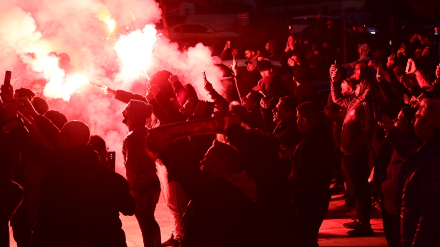 Ολυμπιακός: Αποθέωση για την ομάδα βόλεϊ στον Ρέντη! (pics)