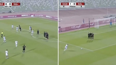 Απίθανος Σάντι Καθόρλα: Δύο... ίδια φάουλ με διαφορετικό πόδι - Δοκάρι με το αριστερό και γκολ με το δεξί! (video)