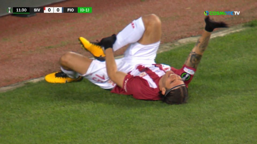 Σίβασπορ – Φιορεντίνα: Τραυματίστηκε άσχημα και έγινε αλλαγή ο Χαρίσης (video)
