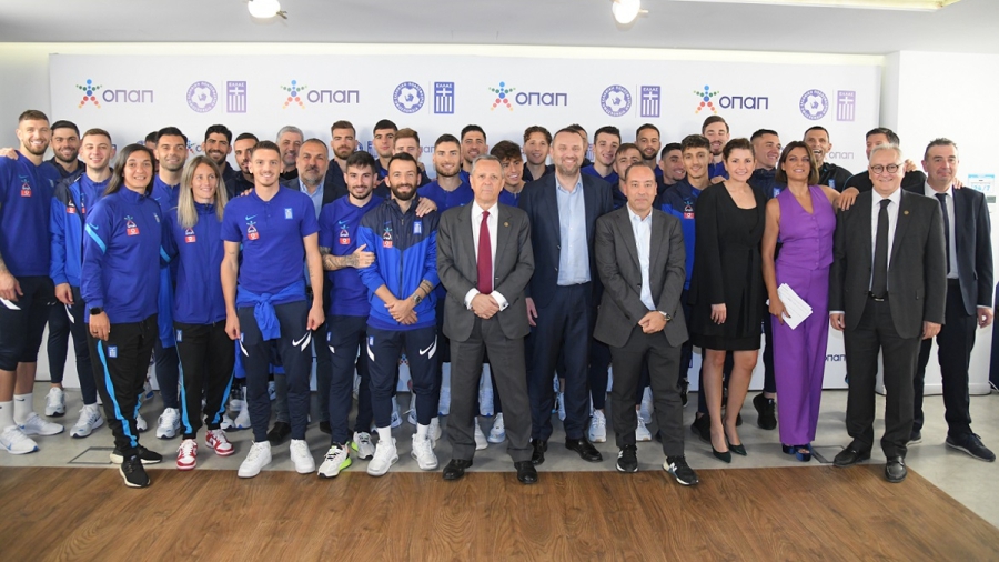 Ο OΠΑΠ Χρυσός Χορηγός των Εθνικών Ομάδων Ποδοσφαίρου