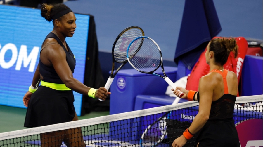 Σάκκαρη: Προπόνηση με τη Σερένα Ουίλιαμς εν όψει US Open (video)