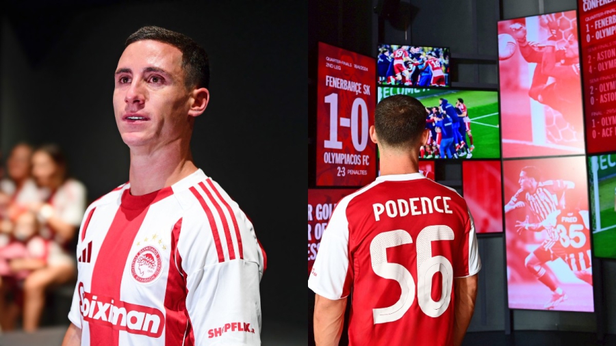 Δάκρυσε στο μουσείο του Ολυμπιακού ο Ντάνιελ Ποντένσε! (video)