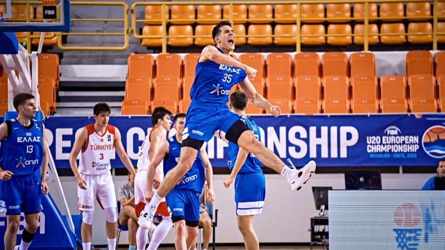 Τουρκία - Ελλάδα 61-87: Η Εθνική Νέων μετέτρεψε το ντέρμπι σε... περίπατο και «πέταξε» για τα ημιτελικά! (video)