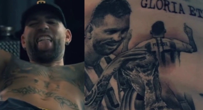 Ο Οταμέντι «χτύπησε» τατουάζ τον Μέσι με το Παγκόσμιο Κύπελλο