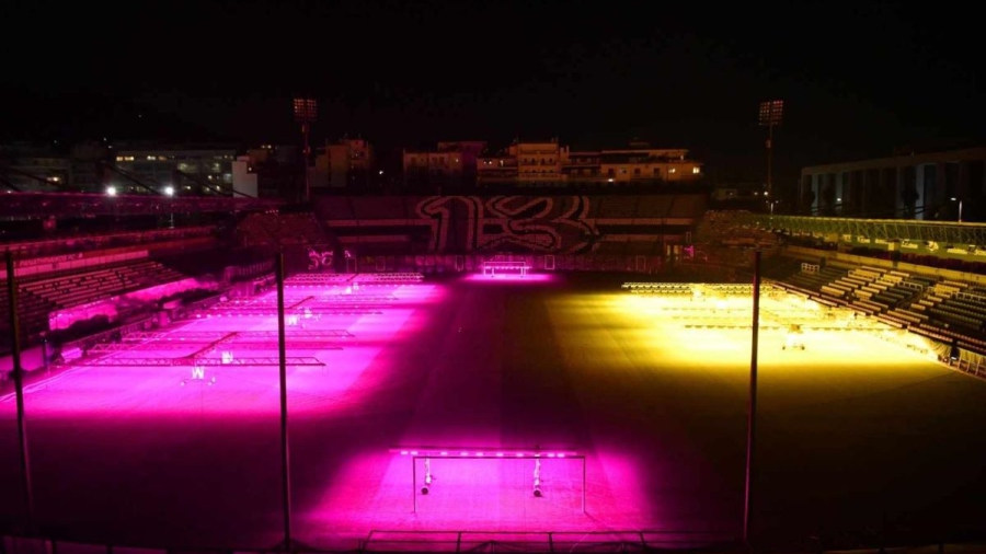 Παναθηναϊκός: Επενδύσεων συνέχεια, με σύγχρονα ειδικά φωτιστικά για τον χλοοτάπητα