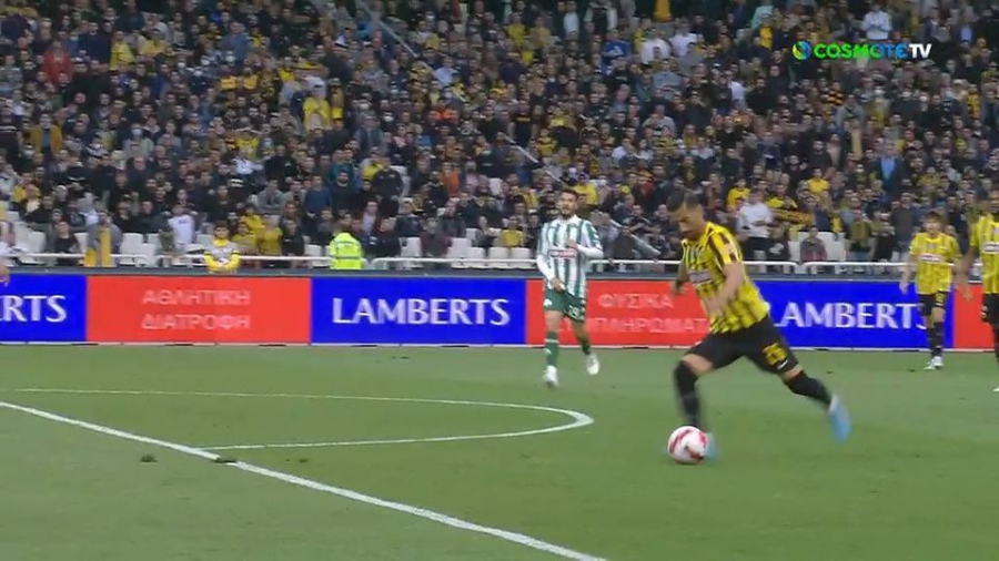 ΑΕΚ – Παναθηναϊκός 0-0: Τράνταξε το δοκάρι το σουτ του Χατζισαφί (video)