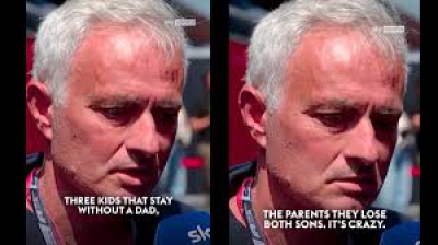 «Παιδιά χωρίς πατέρα, γυναίκα χωρίς σύζυγο, γονείς χωρίς γιους!»: Συγκινημένος Μουρίνιο, τα είπε όλα για Ζότα! (video)