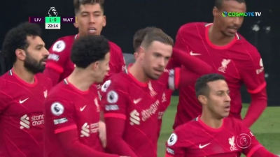 Λίβερπουλ – Γουότφορντ 1-0: Από νωρίς σε θέση οδηγού οι «κόκκινοι» (video)