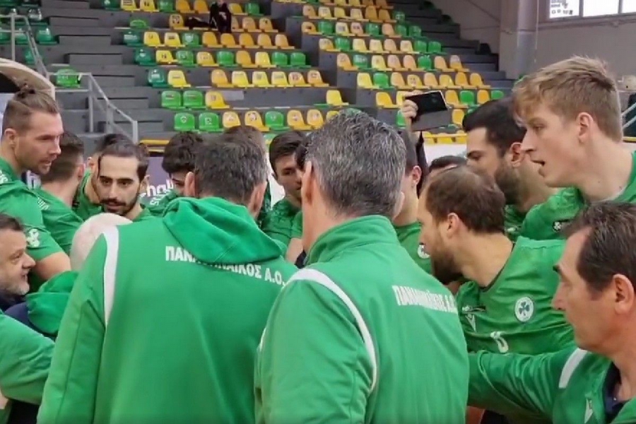 Παναθηναϊκός: Η ομάδα βόλεϊ φώναξε ρυθμικά το όνομα του Άλκη