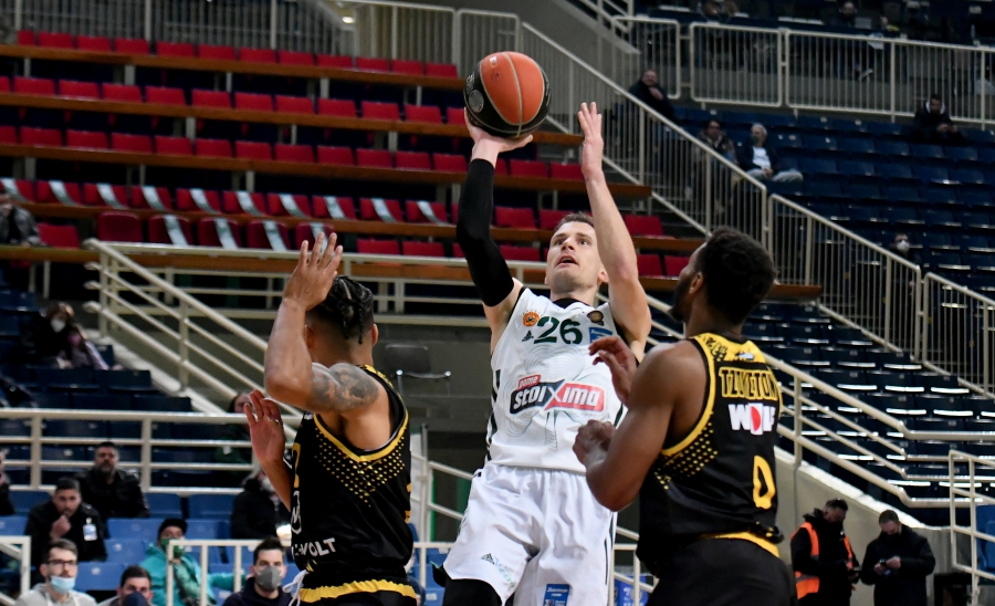 Παναθηναϊκός – Άρης 103-83: Πήραν τη ρεβάνς με «διαστημικό» Νέντοβιτς οι Πράσινοι (video)