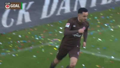 Σάλιακας: Άνοιξε... λογαριασμό εντός έδρας με τη Ζανκτ Πάουλι στο σημαδιακό 13'! (video)