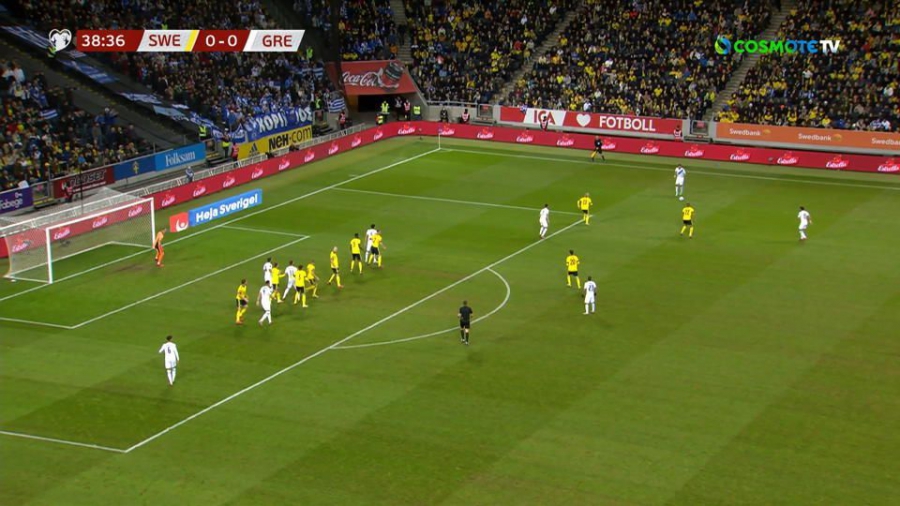 Σουηδία – Ελλάδα 0-0: Δεύτερο δοκάρι για την Εθνική! (video)