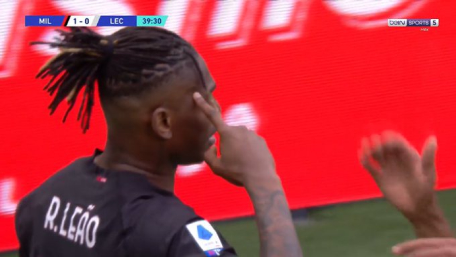 Μίλαν - Λέτσε 1-0: Ασταμάτητος ο Λεάο, έδωσε το προβάδισμα με κεφαλιά (video)