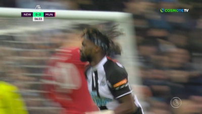 Νιούκαστλ - Μάντσεστερ Γιουνάιτεντ 1-0: Ο Σεν Μαξιμέν ανοίγει το σκορ για τις «καρακάξες» (video)