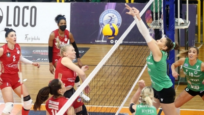 Volley League Γυναικών: Κεκλεισμένων θυρών σε Παναθηναϊκό, Άρη - Απαλλάχθηκε η ΑΕΚ