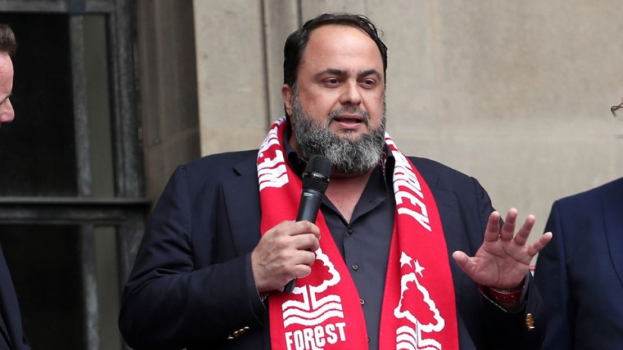 Βαγγέλης Μαρινάκης: «Περήφανος που είδα το πρώτο εντός έδρας γκολ της Νότιγχαμ Φόρεστ»