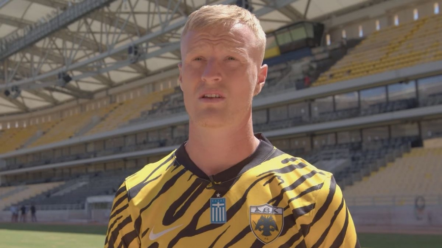 Στην ΑΕΚ ο Γιόνσον και επίσημα: «Ήρθα εδώ για τίτλους και για να κερδίζω!» (video)