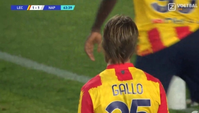 Λέτσε – Νάπολι 1-2: Ο Ντι Φραντσέσκο ισοφαρίζει αλλά ο Γκάλο «πληγώνει» την ομάδα του με τραγικό αυτογκολ