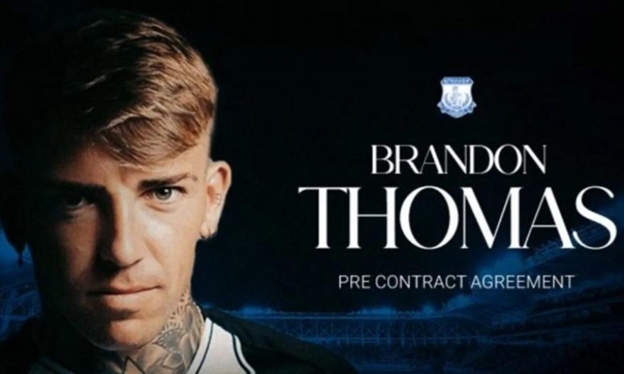 Στον Απόλλωνα Λεμεσού ο πρώην άσος του ΠΑΟΚ Μπράντον Τόμας!