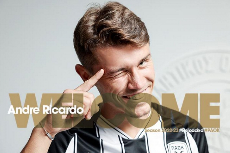 ΠΑΟΚ: Ανακοίνωσε τον Αντρέ Ρικάρντο