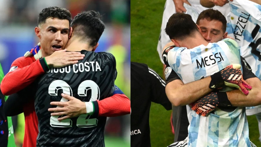 «Ρονάλντο και Μέσι φιλούν τα γάντια των Κόστα-Μαρτίνες»: Όταν οι… θρύλοι ζορίζονται, καθαρίζουν οι τερματοφύλακες! (video)