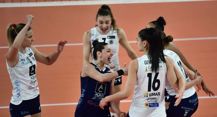 Volley League Γυναικών, play off: «Λάβα» η Θήρα - Νίκη επί του ΠΑΟΚ στη Σαντορίνη!