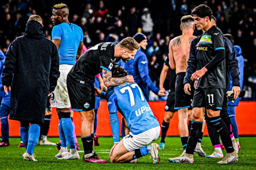 Οι 5+1 στιγμές της 25ης αγωνιστικής της Serie A: Μαγική Λάτσιο στη Νάπολη, Γιόβιτς εκτελεστής με το κεφάλι, μυθικό ρεκόρ από Κουαλιαρέλα! (video)