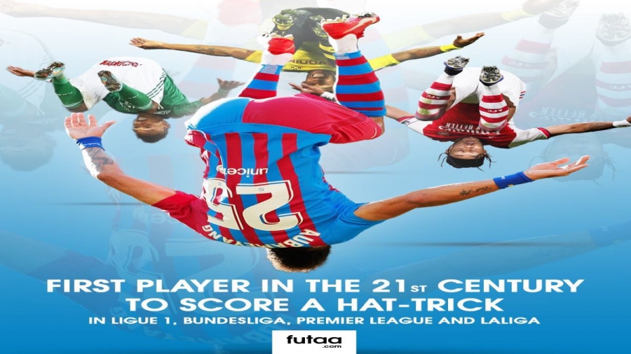 Ο Ομπαμεγιάνγκ έχει πετύχει χατ-τρικ σε τέσσερα μεγάλα πρωταθλήματα της Ευρώπης, με αγαπημένη προσκεκλημένη τη… Βαλένθια (video)