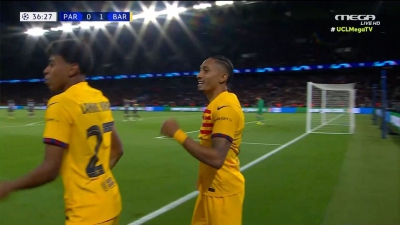 Παρί Σεν Ζερμέν – Μπαρτσελόνα 0-1: Ο Ραφίνια… παγώνει τους Γάλλους για το προβάδισμα των «μπλαουγκράνα» (video)