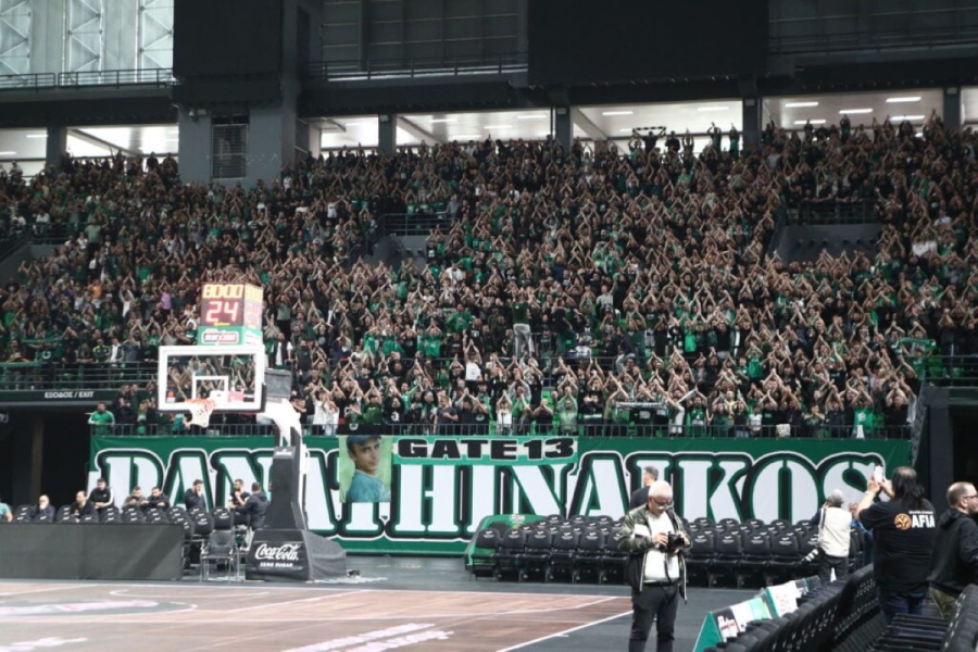 «Nα σας πούμε μια ιστορία...»: Ντελίριο στήριξης στο ΟΑΚΑ πριν την Εφές για τον Παναθηναϊκό AKTOR!