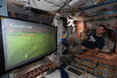 EURO 2020 και στο διάστημα – Ο Thomas Pesquet παρακολούθησε τον αγώνα της Γαλλίας από τον διαστημικό σταθμό!