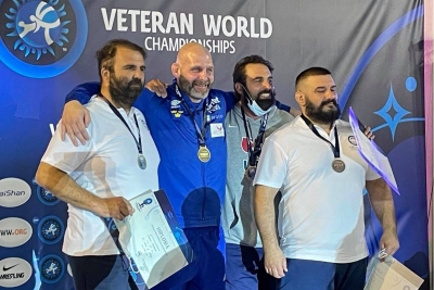 Παγκόσμιο πρωτάθλημα πάλης Βετεράνων: Δύο μετάλλια για την Ελλάδα στην πρεμιέρα