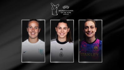 UEFA: Οι τρεις υποψήφιες για το βραβείο της Καλύτερης Παίκτριας της χρονιάς