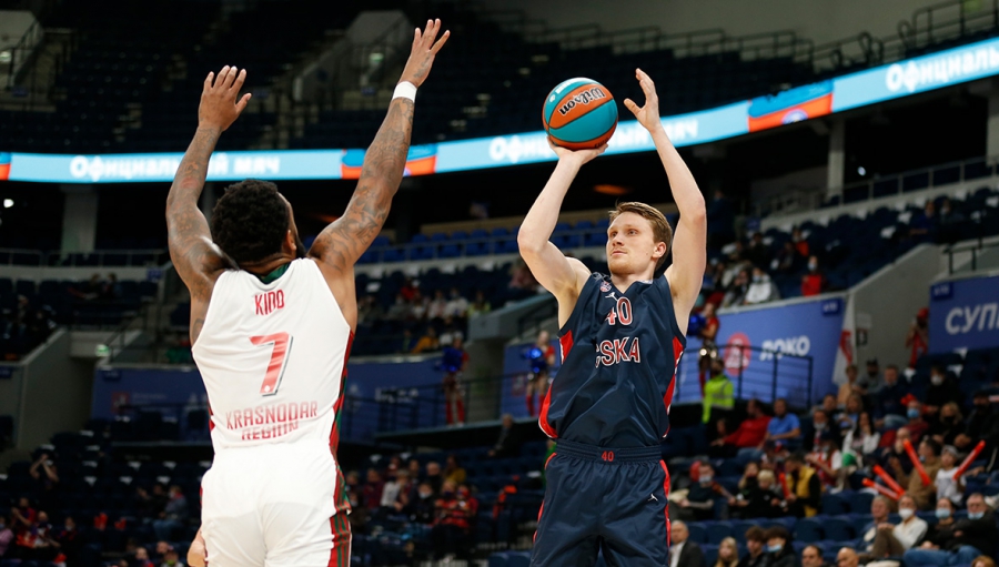 VTB League: Η ΤΣΣΚΑ Μόσχας διέλυσε την Τσμόκι Μινσκ με +48 (92-44)