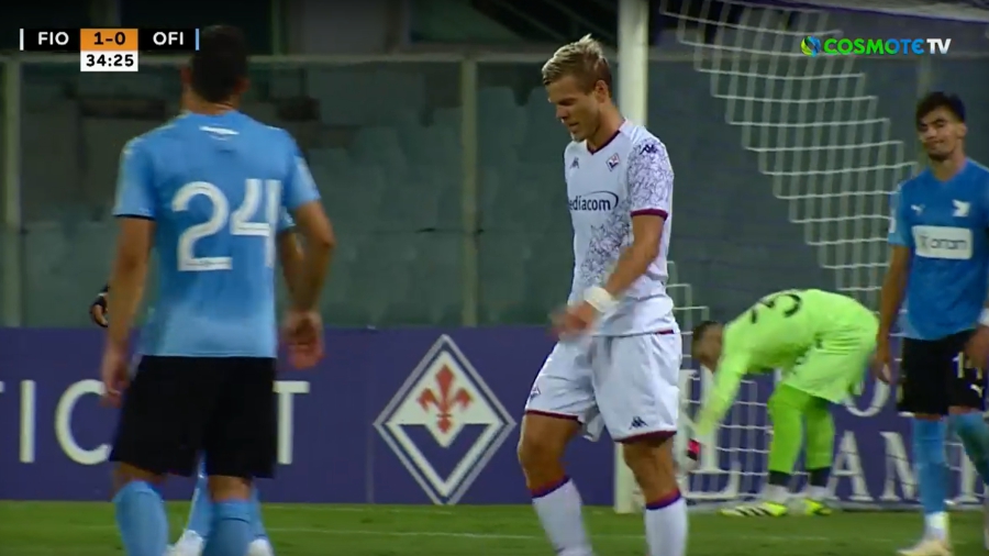 Φιορεντίνα – ΟΦΗ 1-0: Ο Κοκόριν νίκησε το Μανδά και έδωσε το προβάδισμα στους «Βιόλα» (video)