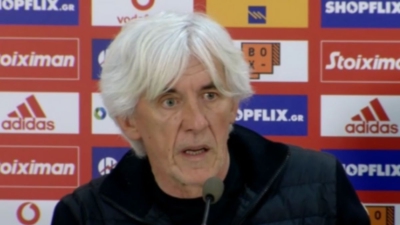 Ξέσπασμα Γιοβάνοβιτς στη συνέντευξη Τύπου: «Σιχαίνομαι τον εαυτό μου, με έβαλαν να επιλέξω ανάμεσα στην υγεία και τα όνειρα των παικτών μου»