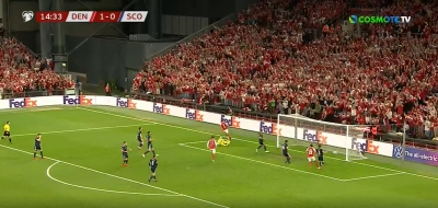 Δανία - Σκωτία 2-0: Απολαυστικοί οι γηπεδούχοι με δυο γκολ μέσα σε 80 δευτερόλεπτα! (video)
