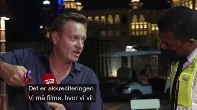 Σεκιούριτι του Κατάρ, απείλησαν on camera απεσταλμένους της τηλεόρασης της Δανίας (video)