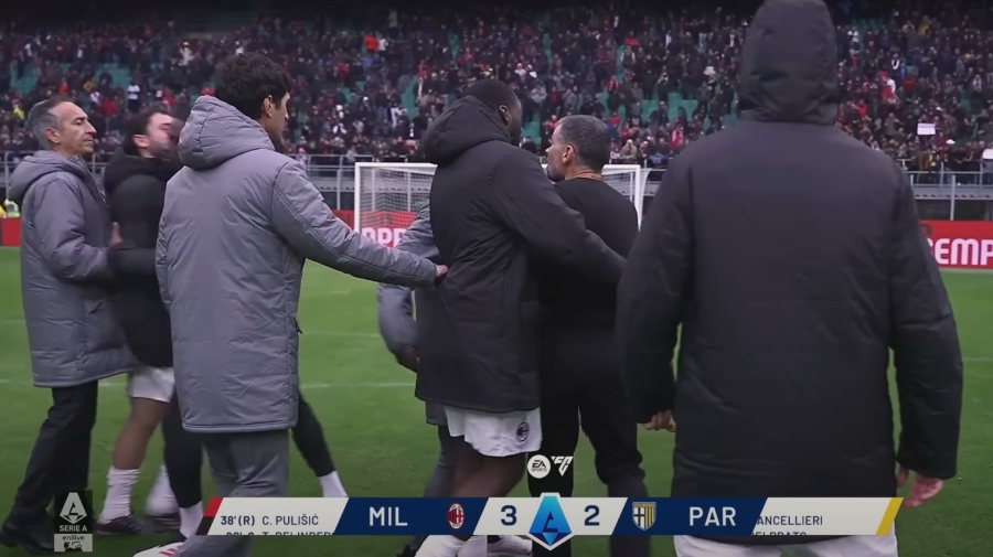 «Ροντέο» στην Μίλαν – Κονσεϊσάο και Καλάμπρια πιάστηκαν τα χέρια μετά την τεράστια ανατροπή (vid)