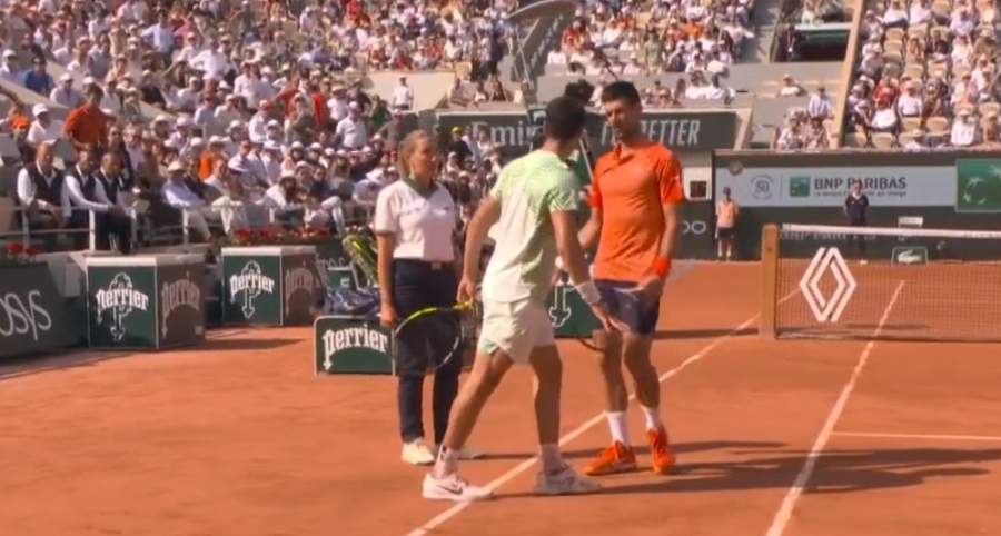 Τραυματίστηκε ο Αλκαράθ και ο Τζόκοβιτς πήγε να δει αν είναι καλά (video)