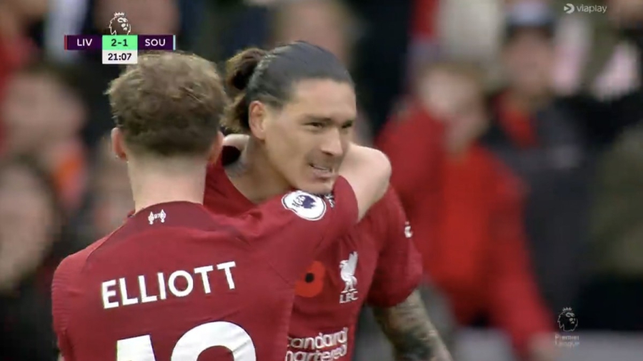 Λίβερπουλ – Σαουθάμπτον 2-1: Πανέξυπνη πάσα ο Έλιοτ και 4ο γκολ ο Νούνιες! (video)
