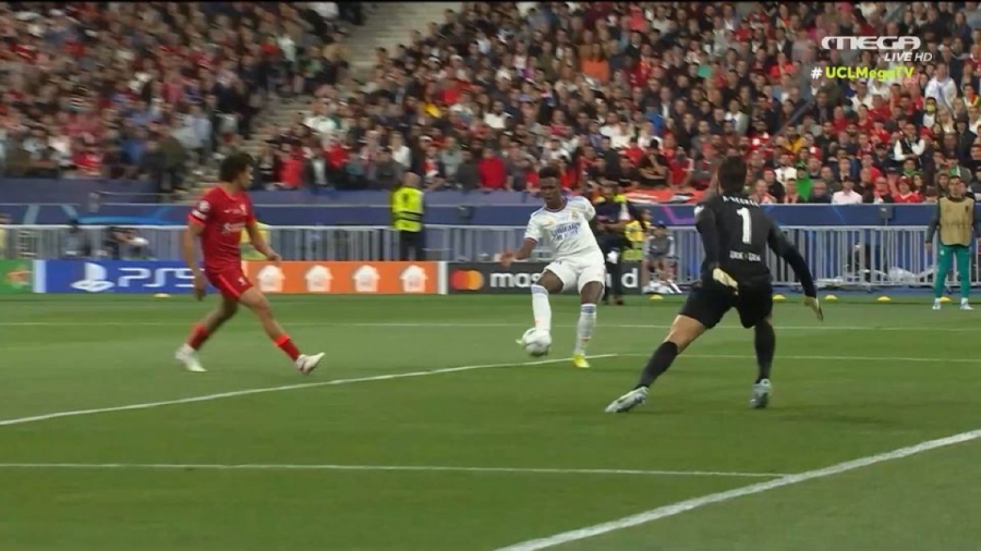 Λίβερπουλ – Ρεάλ Μαδρίτης 0-1: Βάζει μπροστά την «Βασίλισσα» ο Βινίσιους! (video)