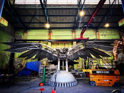 Έργο τέχνης: Μία «ανάσα» από την ολοκλήρωσή του ο ατσάλινος αετός του νέου γηπέδου της ΑΕΚ!