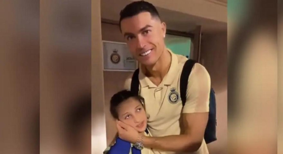 Συγκινεί μικρό κοριτσάκι: «Μπορεί να μην σε βλέπω, αλλά σε αγαπώ Κριστιάνο» (video)