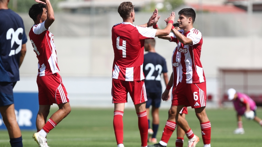 Τρομεροί οι Νέοι του Ολυμπιακοί, τεσσάρα στην Πάφο!