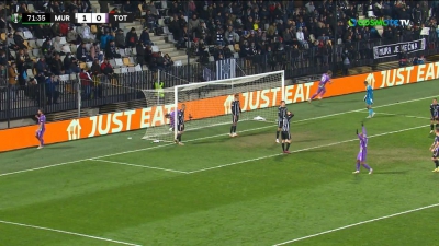 Μούρα – Τότεναμ 1-1: Ο Κέιν έφερε το ματς στα ίσια! (video)