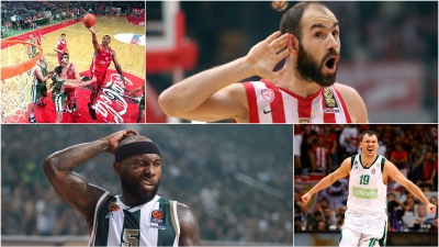 Ευρωπαϊκός εμφύλιος «αιώνιων»: Από τους αξέχαστους ημιτελικούς μέχρι τα... αυτιά του Σπανούλη και τη 40άρα του Ράις! (video)