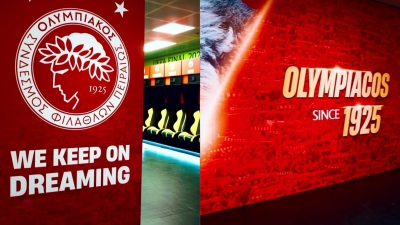 Σε... ρυθμούς τελικού: Τα «ερυθρόλευκα» αποδυτήρια στην OPAP Arena, για χάρη του Ολυμπιακού (video)