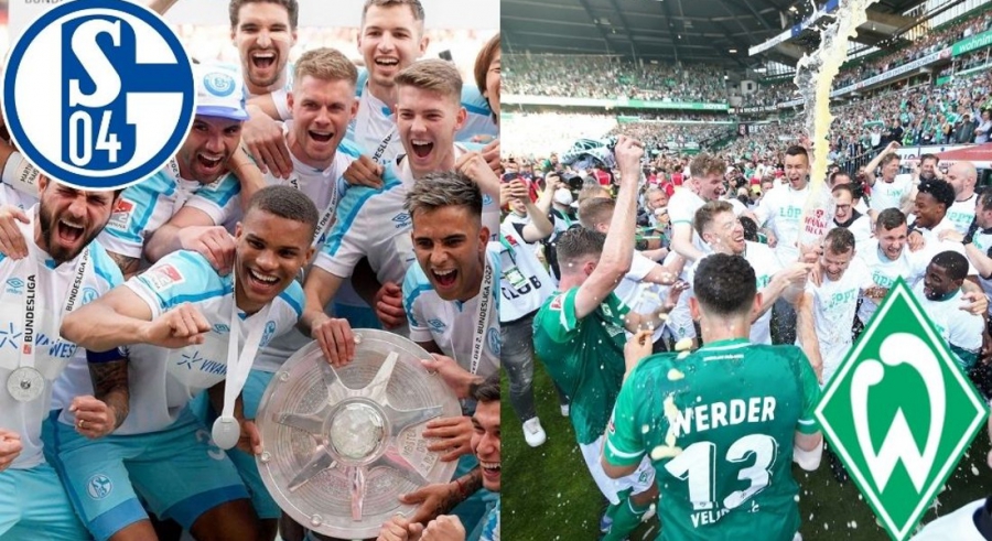 Σάλκε – Βέρντερ Βρέμης: Μαζί έπεσαν, μαζί ανέβηκαν, στόχος η καθιέρωση (ξανά) στην Bundesliga (video)